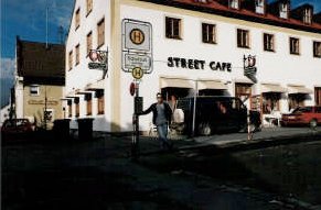 Ghost Train Germany street cafe pic